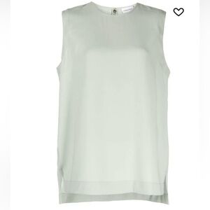 Calvin Klein Jeans sleeveless top Recycled Polyester light Green